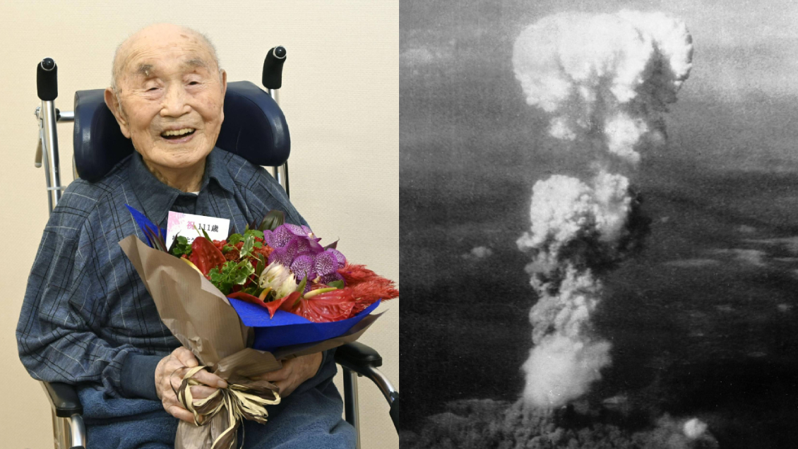 A los 111 años murió el superviviente de Hiroshima más anciano