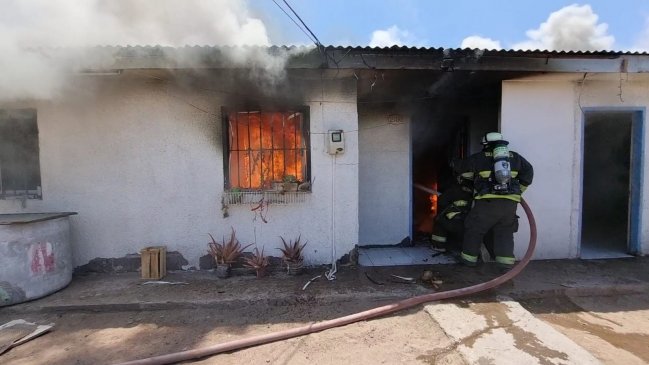 Niño de dos años murió en un incendio en Iquique