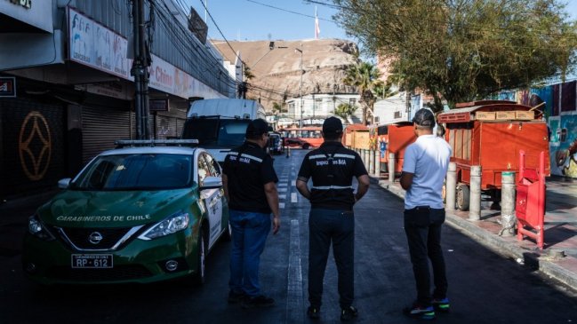 Alcalde de Arica valoró la fiscalización contra el comercio irregular en el centro de la comuna