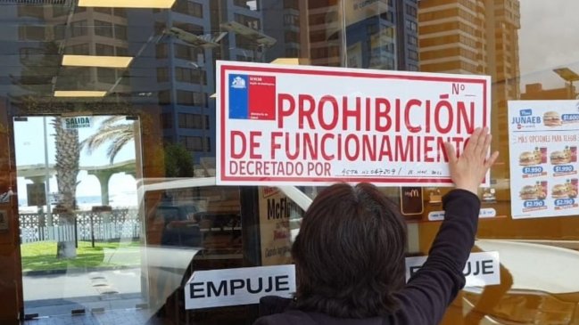 Salud prohibió funcionamiento de cinco locales de comida en Antofagasta