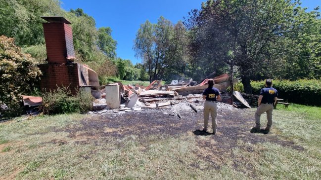   Desconocidos quemaron una casa deshabitada en las cercanías de Lautaro 