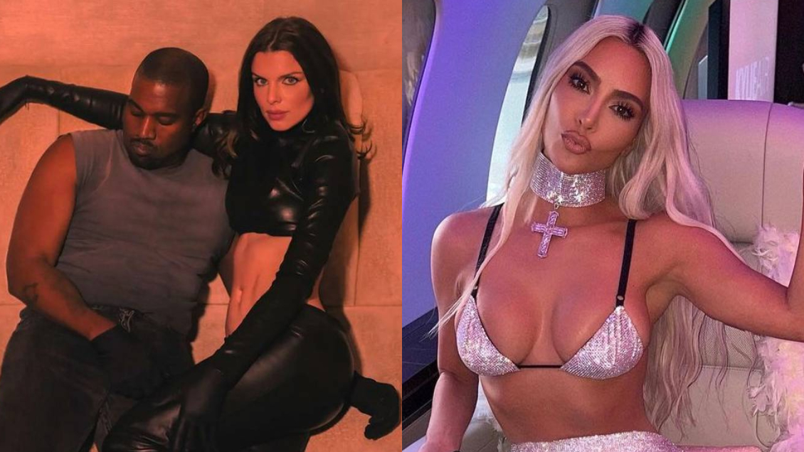 Julia Fox dice que salió con Kanye West para que dejara de molestar a Kim Kardashian