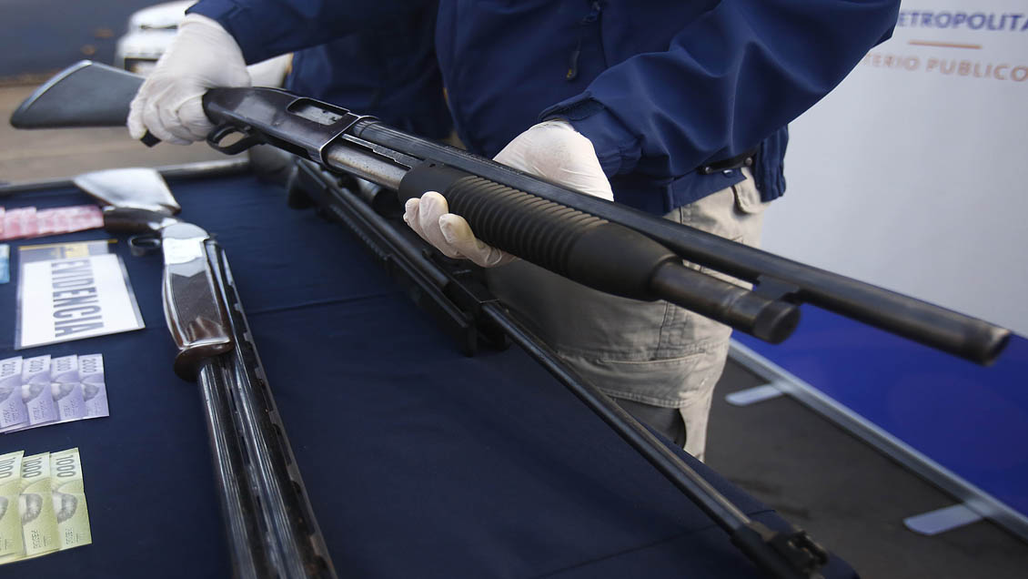 Desbaratan taller destinado a la modificación de armas de fuego en Lota