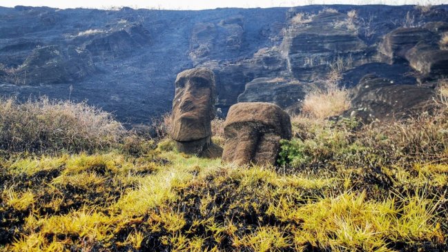  Unesco destinará fondos para evaluar daños causados por incendio que afectó a Rapa Nui  