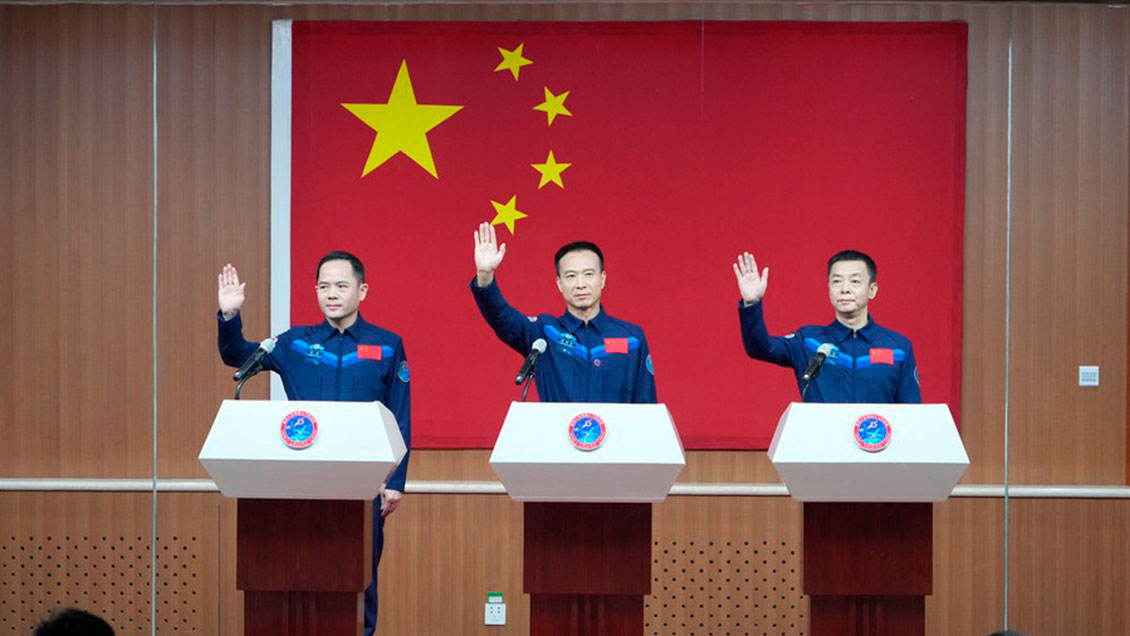 China revela los taikonautas que protagonizarán nueva misión que parte mañana al espacio
