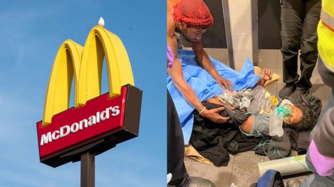 Mujer dio a luz en el baño de un McDonald’s y su hija fue apodada “pequeña nugget”