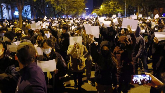ONU y Human Rights Watch urgen a China respetar las protestas contra la estrategia 