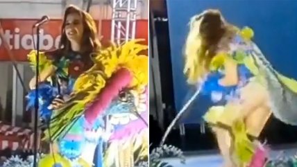   Dramático: Modelo recibió descarga eléctrica en pleno concurso de belleza 