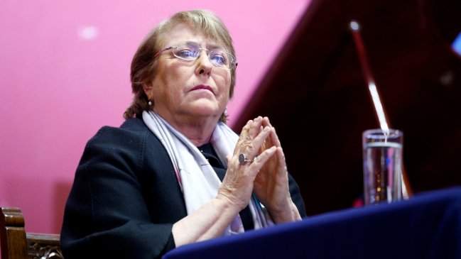 Expresidenta Bachelet: Existen fuerzas superiores poderosas que creen que los cambios son dañinos