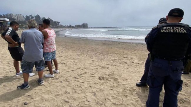 Bañista murió por inmersión en Playa Abanico de Maitencillo