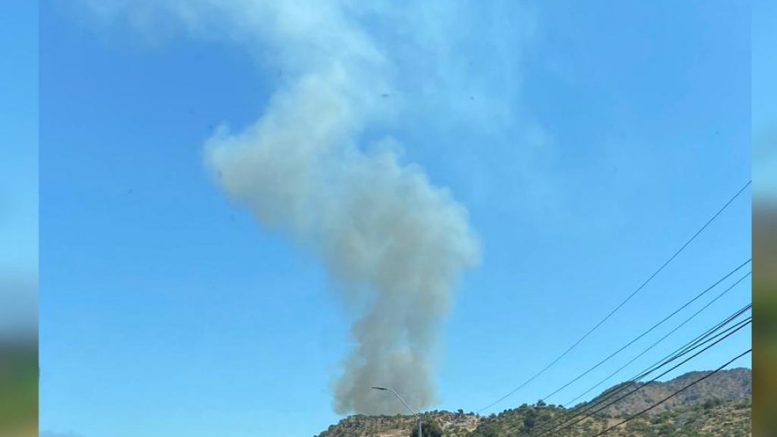 Declaran alerta roja para comuna de San Fernando por incendio forestal
