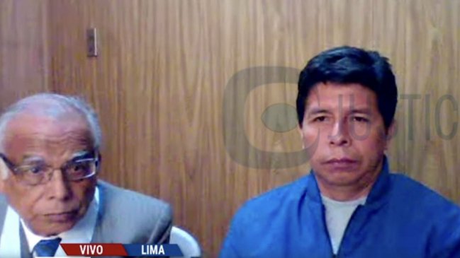 Castillo participó desde prisión en audiencia judicial de arresto preliminar