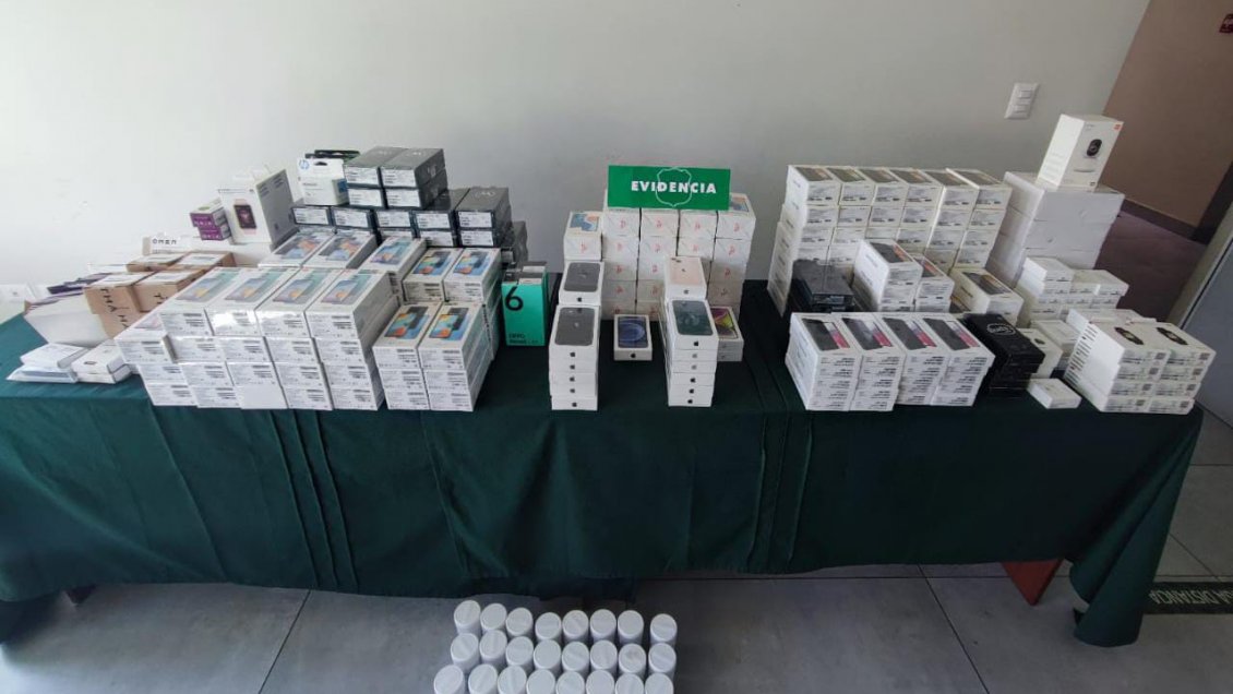 Tras vistosa persecución, Carabineros recuperó cientos de celulares robados en Concepción