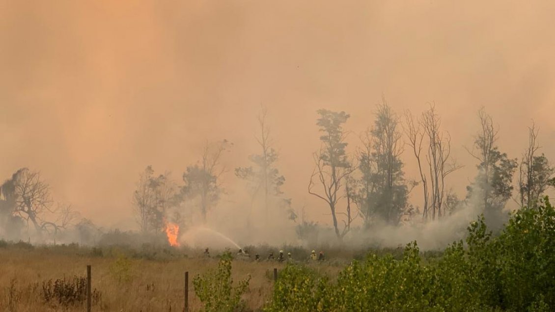 Incendio en Melipilla ha consumido sobre 600 hectáreas y dañado cerca de 40 casas