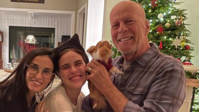 Bruce Willis reaparece tras ser diagnosticado con afasia: Compartió con Demi Moore y su actual esposa