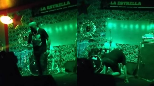 Vocalista de The Exploited colapsó en el escenario mientras tocaba en Colombia