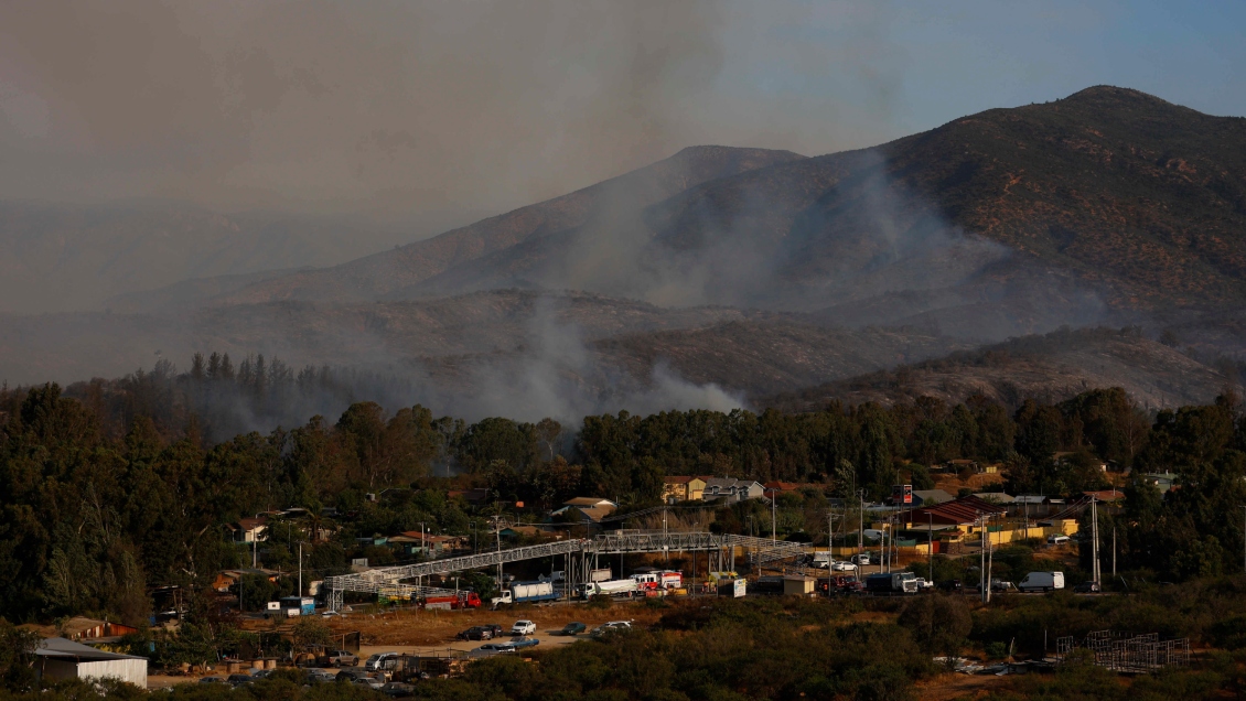 Incendios forestales en la Región de Valparaíso han consumido 4.000 hectáreas