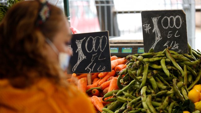 Canasta básica de alimentos anota alza récord de un 27% acumulado en el último año