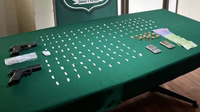 Carabineros desarticuló banda dedicada al microtráfico en Nueva Imperial