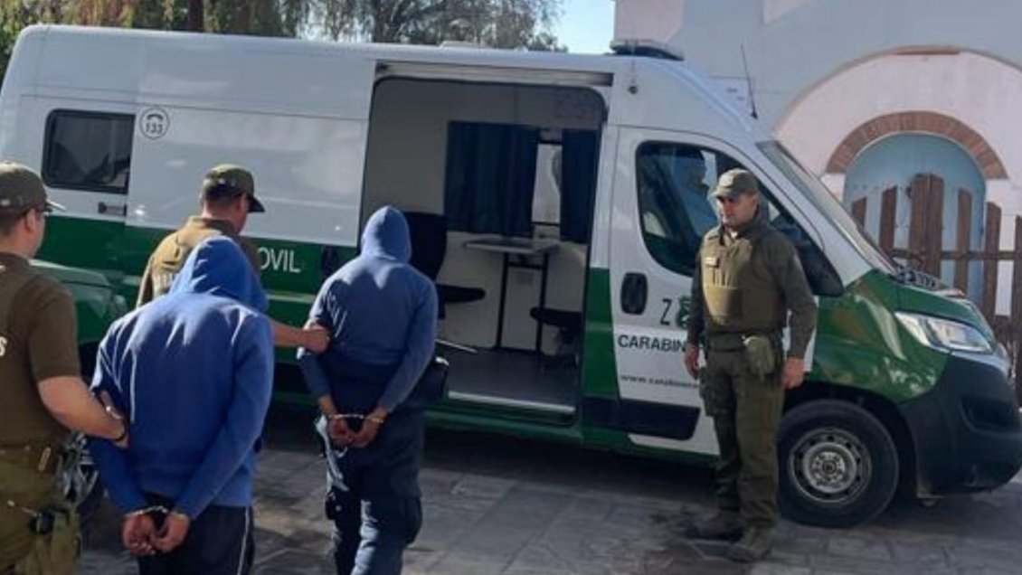 En prisión preventiva quedaron cuatro sujetos acusados violentos asaltos en San Pedro de Atacama