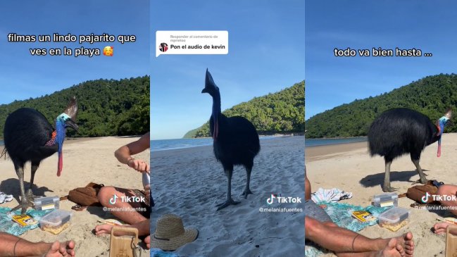 Mujer graba de cerca 