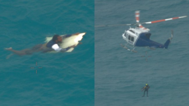 Hombre sobrevivió más de 20 horas sobre un trozo de madera tras naufragar en Australia