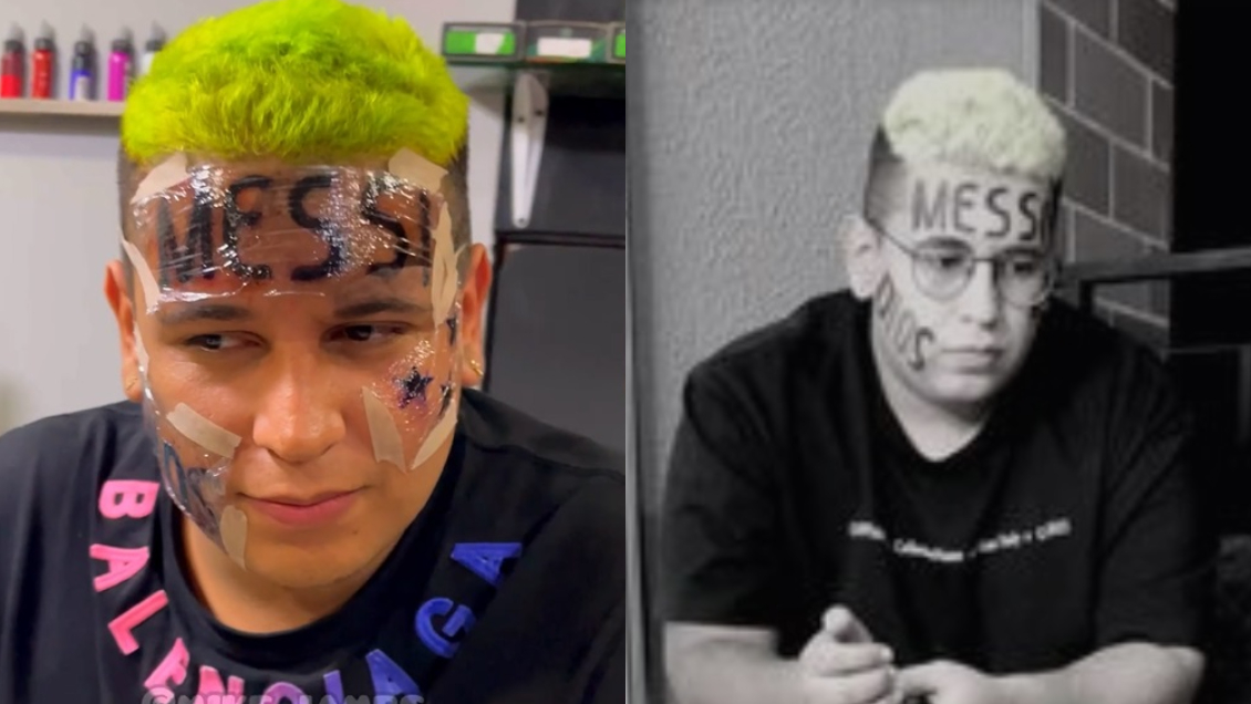 Influencer se tatuó la palabra 