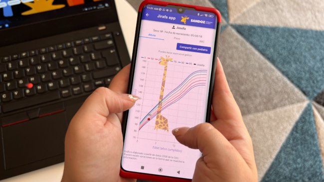 Jirafa App, la herramienta que permite seguir el crecimiento de los niños