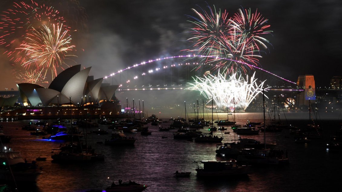 Los habitantes de una isla de Kiribati fueron los primeros en recibir el 2023