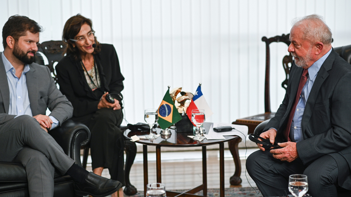 Presidente Boric tuvo reunión bilateral con Lula da Silva en Brasil