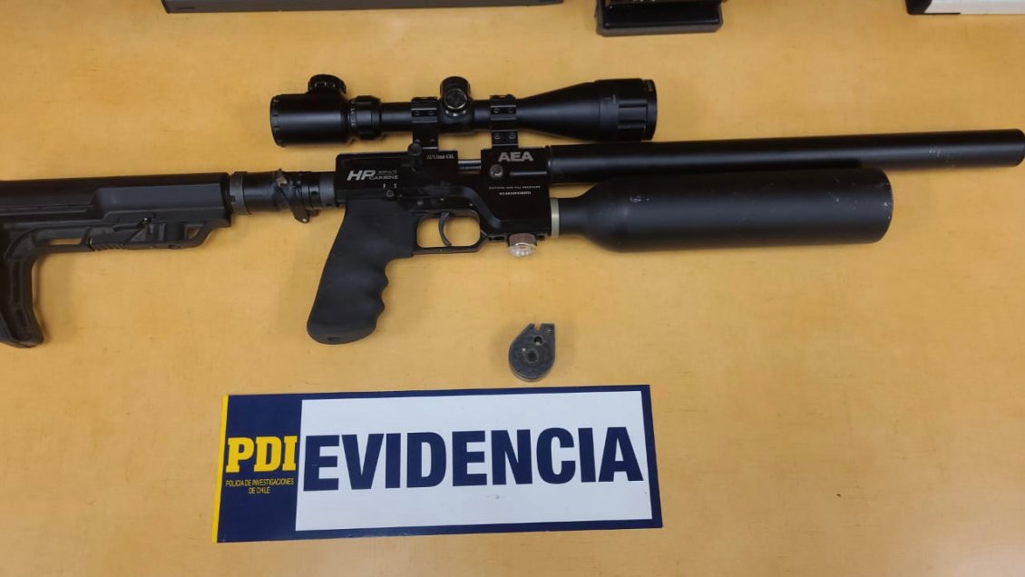 Talca: Sujeto disparó e hirió a dos transeúntes con un rifle de aire comprimido