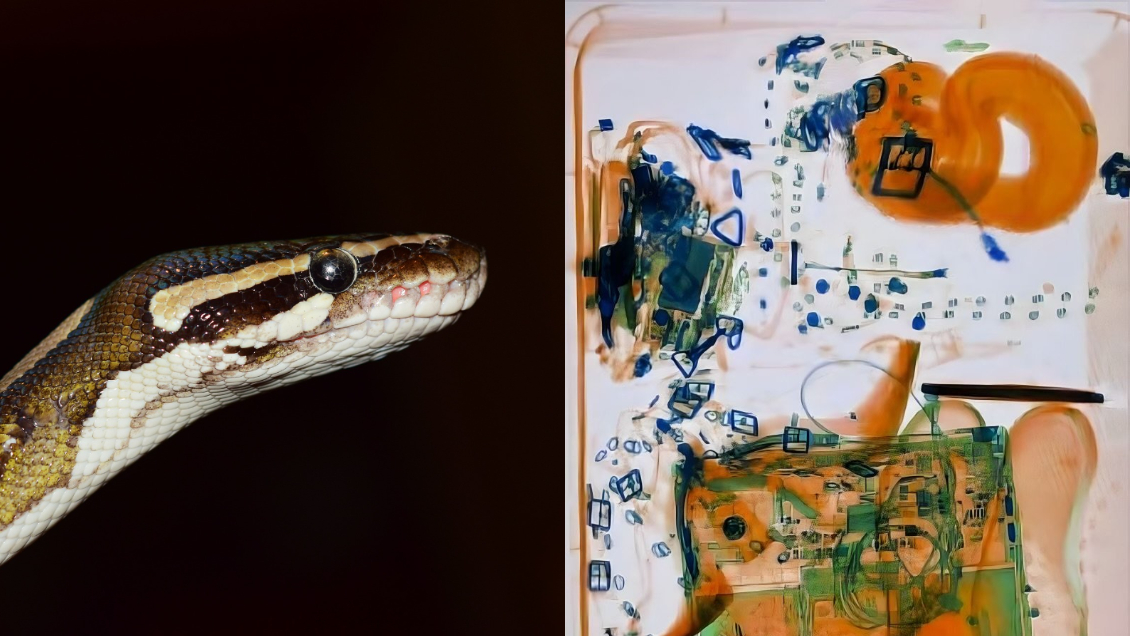 Mujer quiso viajar en avión con una boa porque era su 