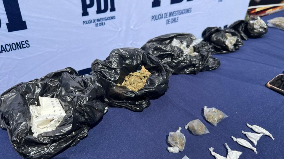 Operativo policial deja una decena de detenidos y droga incautada en Pichilemu