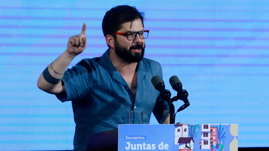 Presidente Boric fustigó a la oposición por restarse de la mesa de seguridad: 