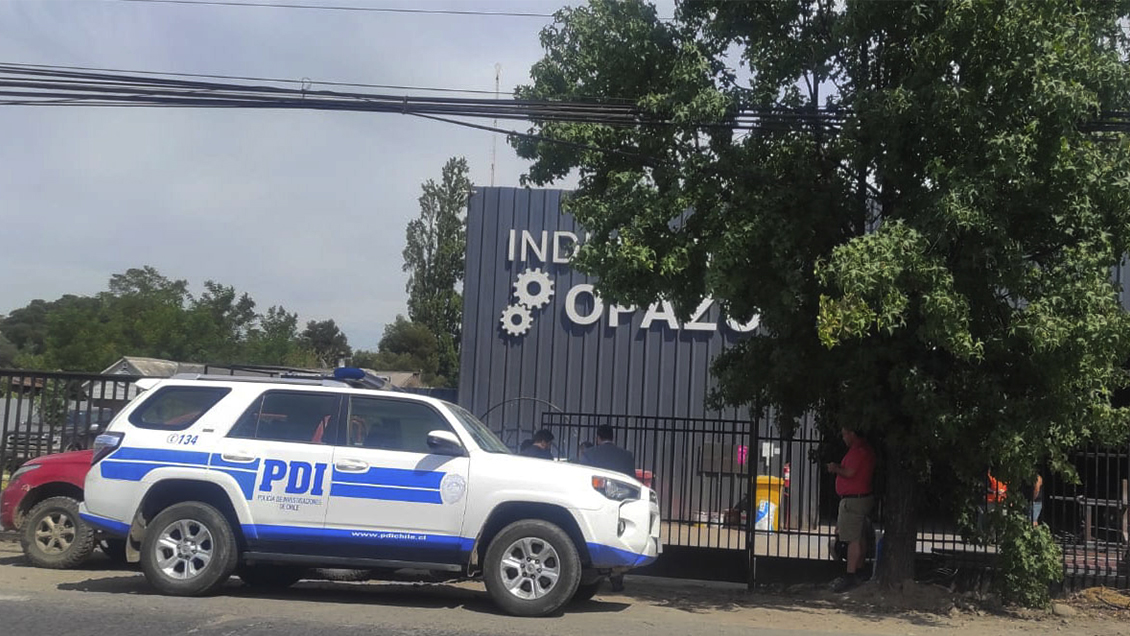 Trabajador murió al caerle una cuba de acero en maestranza de Molina