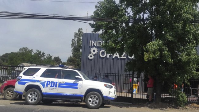 Trabajador murió al caerle una cuba de acero en maestranza de Molina