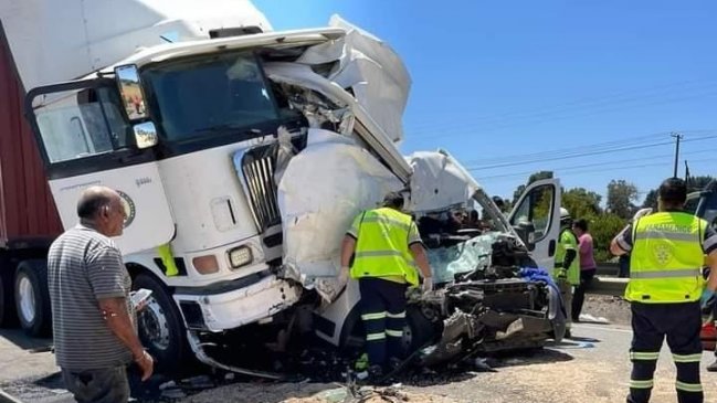 Accidente de tránsito se registró en la Ruta 5 Sur, a la altura de Freire