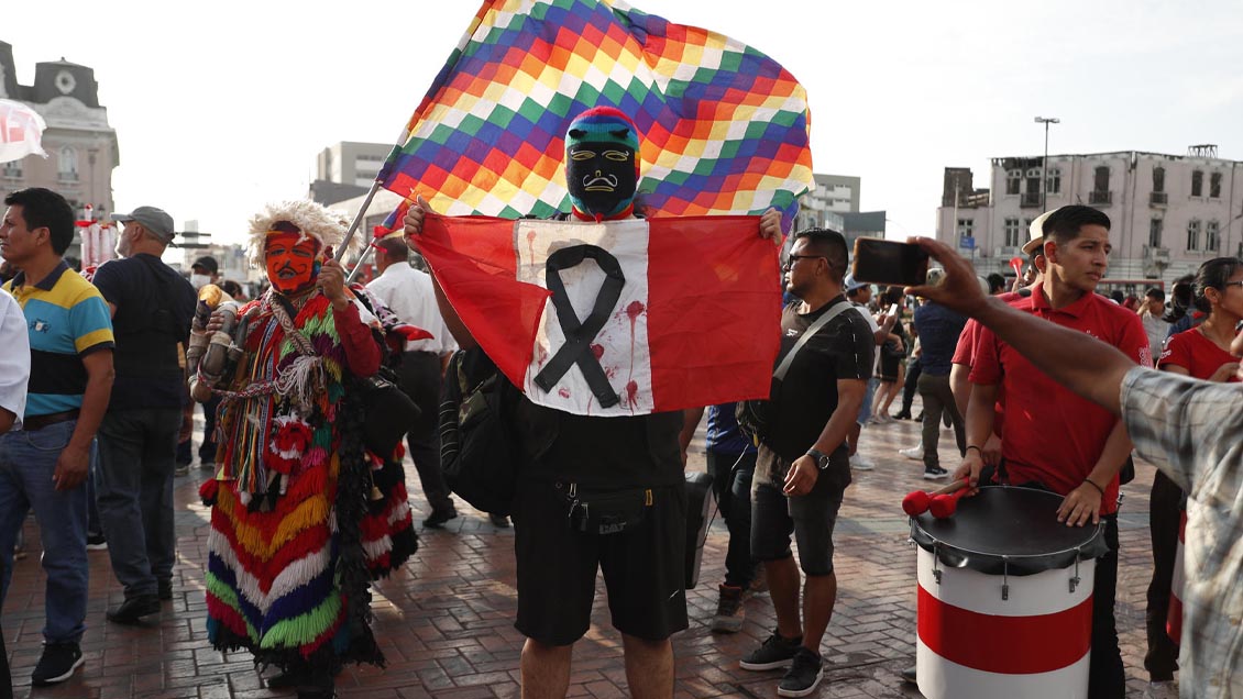 Dirigente de las protestas: No habrá democracia ni paz en Perú si Boluarte no renuncia