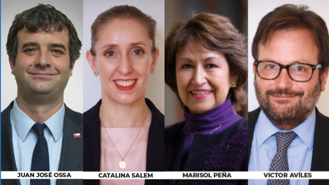 Juan José Ossa y Marisol Peña lideran cuaterna de expertos y árbitros elegidos por la bancada RN