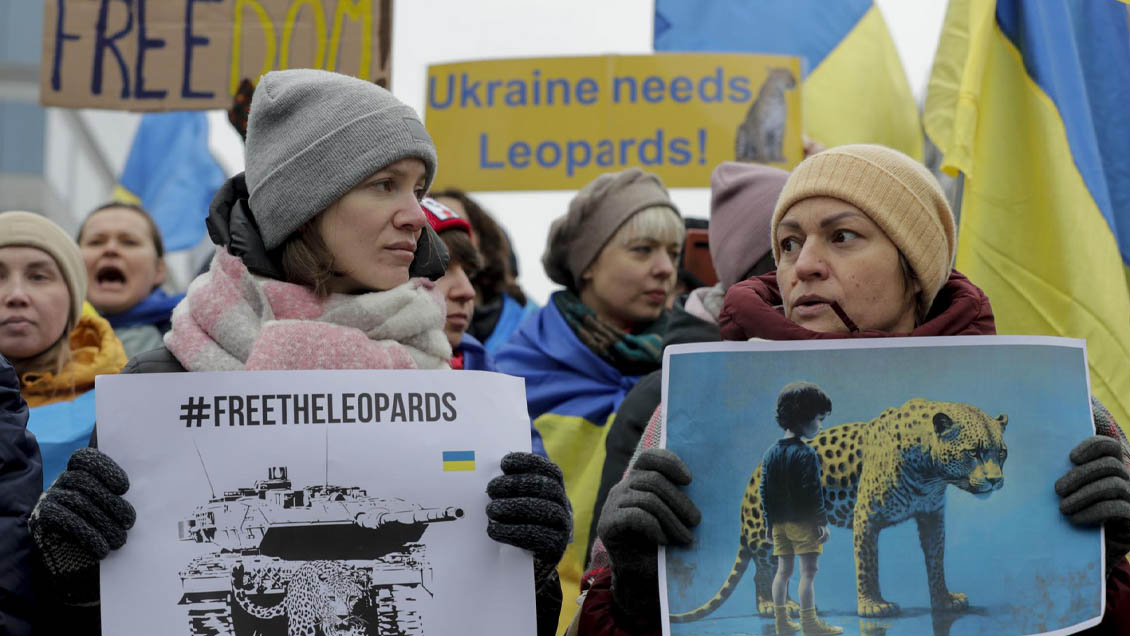 Kiev mantiene presión a Berlín por tanques Leopard y alerta de inminente ofensiva rusa desde cualquier frente