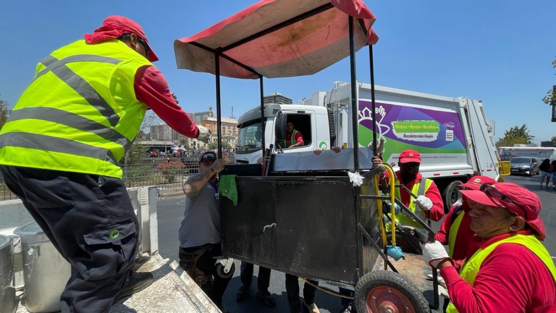Cocinerías ambulantes fueron fiscalizadas e incautadas en Recoleta