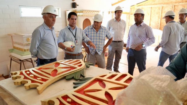 85% de avance presentan obras de restauración de iglesia de Codegua