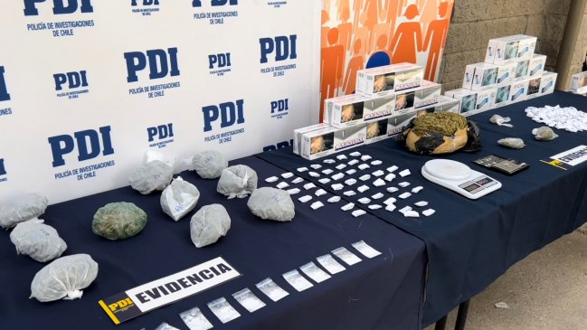 Intervención barrial en sector oriente de Rancagua termina con detenidos y droga incautada