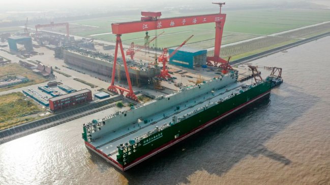 China siguió como líder mundial en construcción naval en 2022