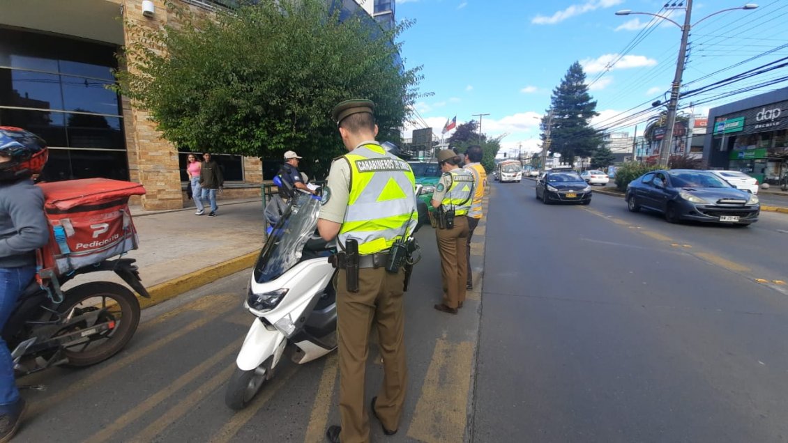 Primera ronda masiva policial de La Araucanía terminó con más de 100 detenidos
