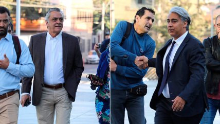   Longueira y Enríquez-Ominami llegaron a tribunales para enfrentar el juicio oral en el caso SQM 