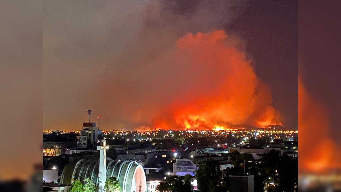 Incendio forestal afecta sectores urbanos en Chillán y Chillán Viejo