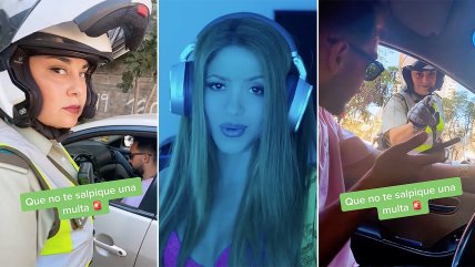   Al ritmo de Shakira, Carabineros llama a no ocupar el celular mientras se conduce 