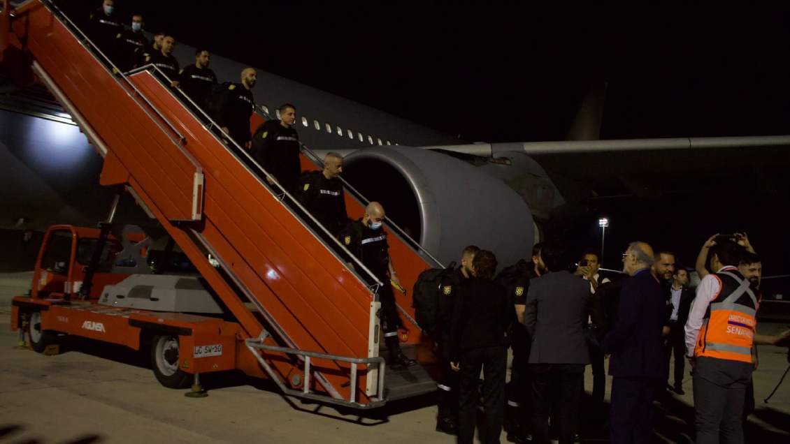 Llegó a Chile avión español con ayuda para combatir los incendios