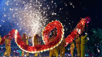   Las postales que dejó la celebración del Festival de los Faroles en China 